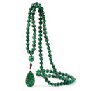 Japamala 108 Contas de Malaquita