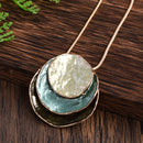 Conjunto Feminino Colar e Brinco Tons do Oceano