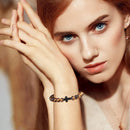 Pulseira de Pedras Naturais Sagrada Cruz