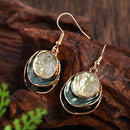 Conjunto Feminino Colar e Brinco Tons do Oceano