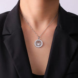 Colar Flor de Lótus Pedra Zircônia