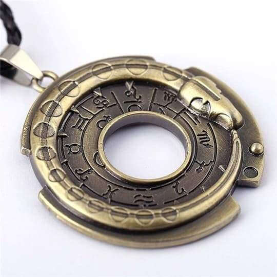 Amuleto em Couro - Ouroboros