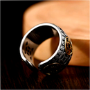 Anel da Riqueza e Prosperidade Feng Shui ajustável, banhado em prata 925, ideal para atrair prosperidade financeira e sucesso nos negócios