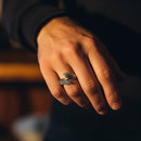 Anel Asas Vintage em Prata 925