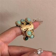 Anel Feminino Círculo de Cristais