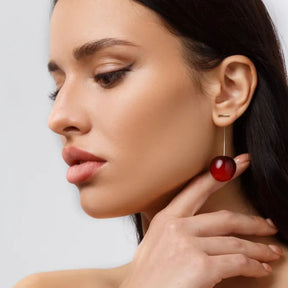 Brinco Feminino Doce Cereja