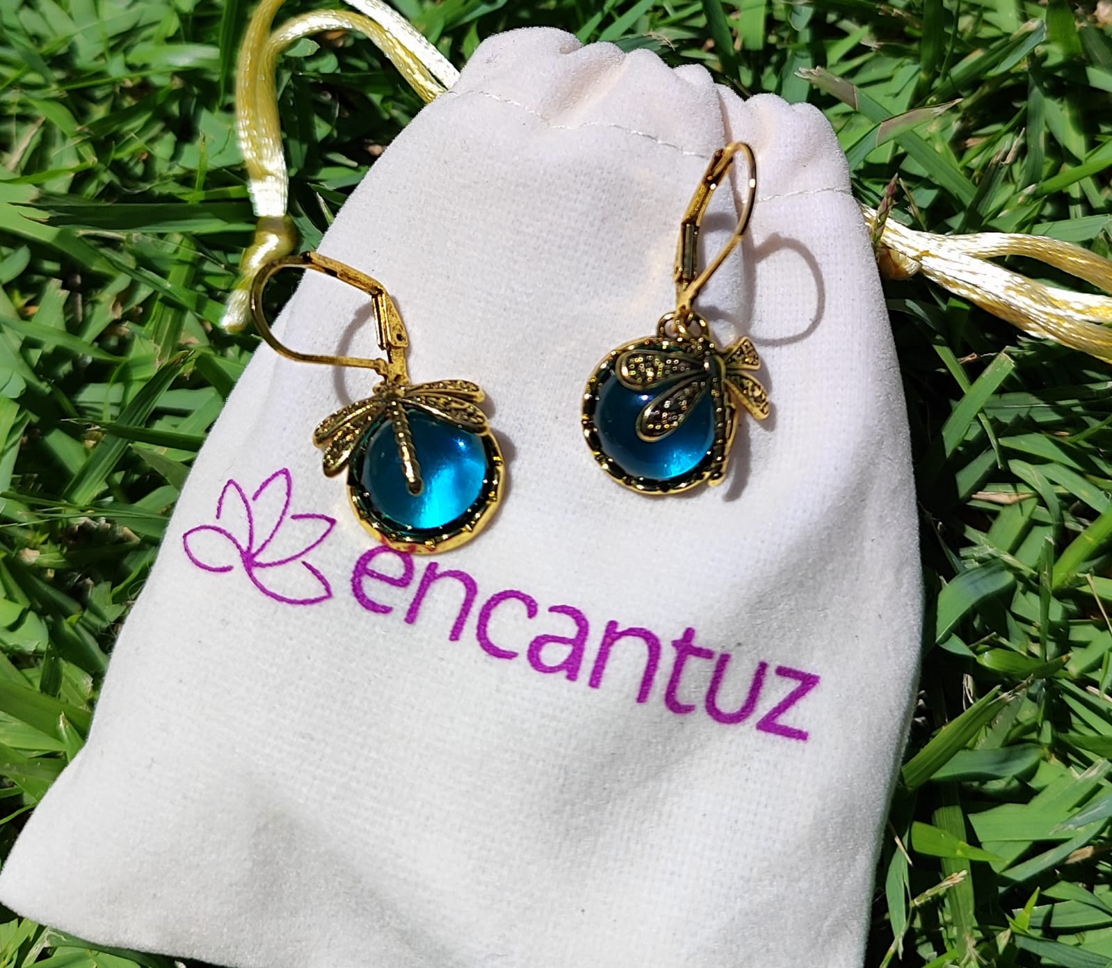 Brincos Boho Vintage Libélula