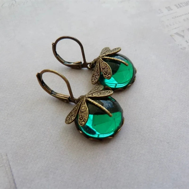 Brincos Boho Vintage Libélula