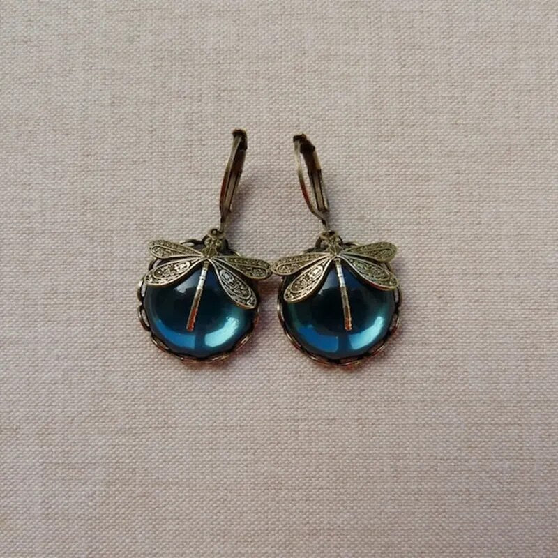 Brincos Boho Vintage Libélula