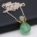 Colar Difusor Pessoal de Quartzo Verde Natural Encantuz