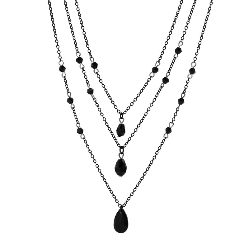 Colar Feminino Gota Mistério Noturno