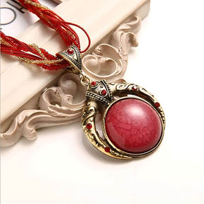 Colar místico da vida em cobre, acessório exclusivo Encantuz para proteção energética e despertar do poder interior