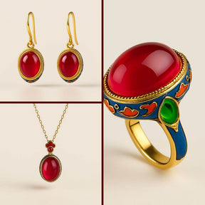 Kit Joias de Cornalina - Chakra Sacral