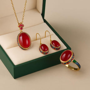 Kit Joias de Cornalina - Chakra Sacral