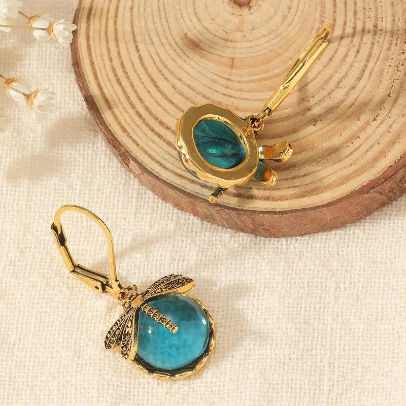 Brincos Boho Vintage Libélula