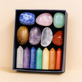 Kit Pedras Energéticas de 7 Chakras