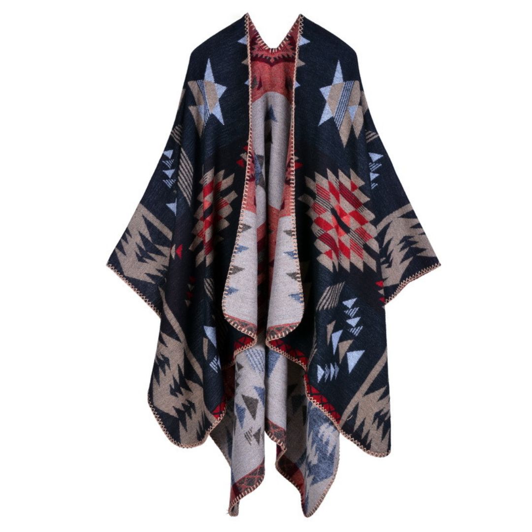 Poncho Feminino Elegance Boho