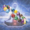 Pulseira dos 7 Chakras Pedra Vulcânica