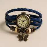 Relógio Vintage Encanto da Borboleta