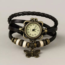 Relógio Vintage Encanto da Borboleta