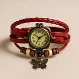 Relógio Vintage Encanto da Borboleta