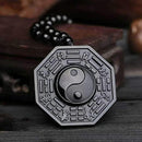 Colar Masculino Obsidiana Yin e Yang