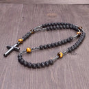 Terço de Pedras Naturais, Terço Igreja Católica, Rosário de Maria, terço de são miguel arcanjo, terço da divina providencia, Rosário, Mookaite, Envio Rápido, Parcelamento em até 12x, Entrega Grátis.