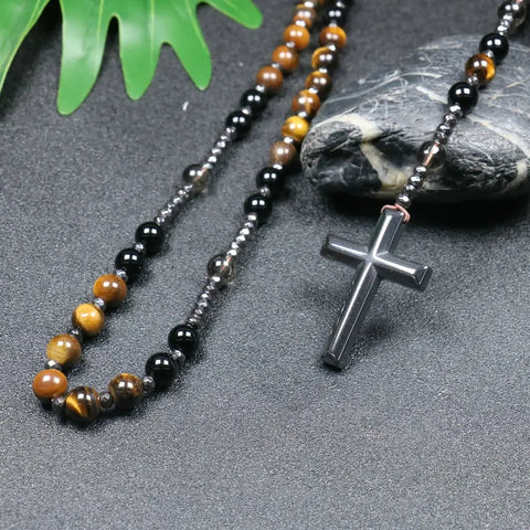 Terço de Pedras Naturais, Terço Igreja Católica, Rosário de Maria, terço de são miguel arcanjo, terço da divina providencia, Rosário, Mookaite, Envio Rápido, Parcelamento em até 12x, Entrega Grátis.